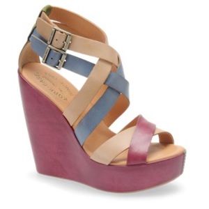 Kork Ease Hailey cross strap wedge sandal